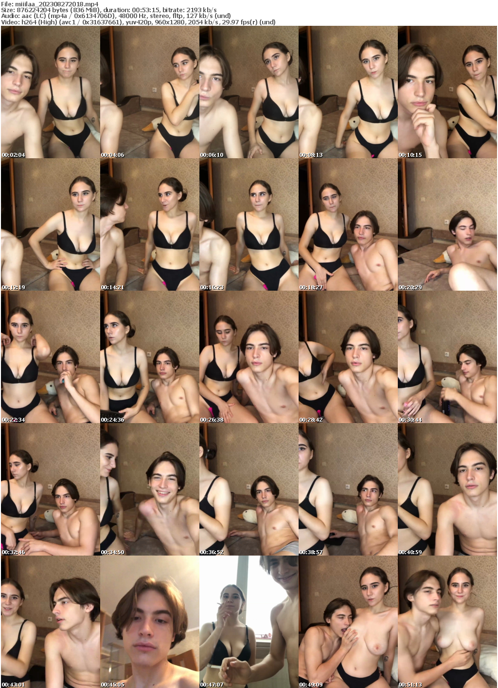 Preview thumb from miiilaa on 2023-08-27 @ bongacams