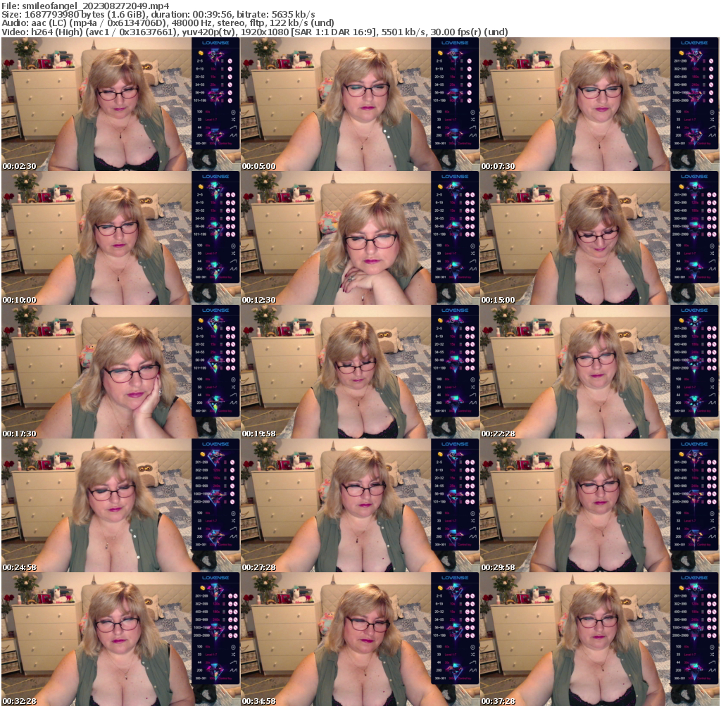 Preview thumb from smileofangel on 2023-08-27 @ bongacams