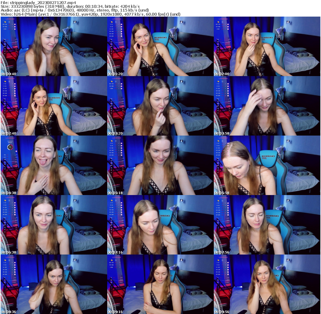 Preview thumb from strippinglady on 2023-08-27 @ bongacams