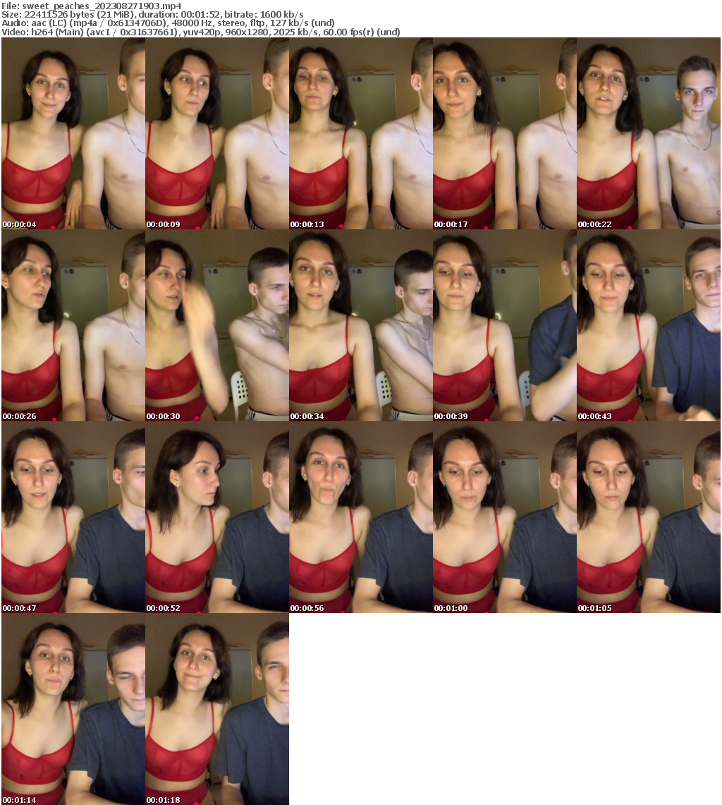 Preview thumb from sweet_peaches on 2023-08-27 @ bongacams