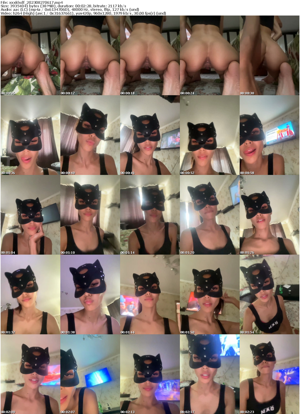 Preview thumb from xxxklsdf on 2023-08-27 @ bongacams