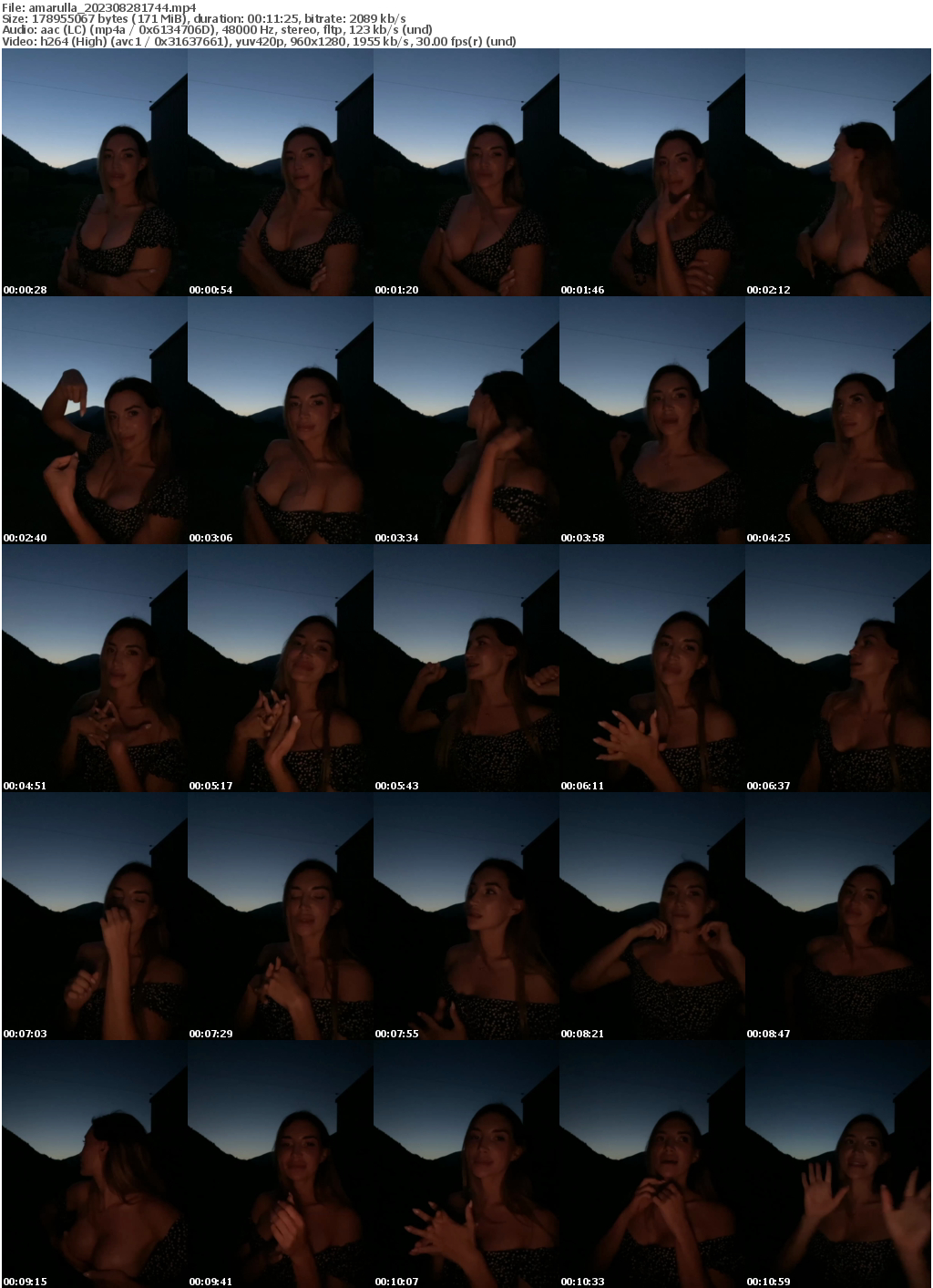 Preview thumb from amarulla on 2023-08-28 @ bongacams