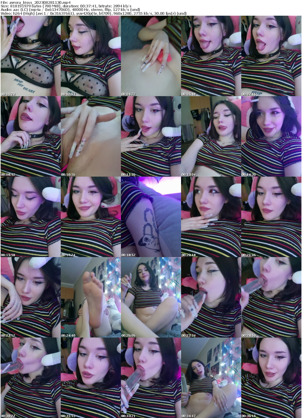 Preview thumb from avrora_kisss on 2023-08-28 @ bongacams