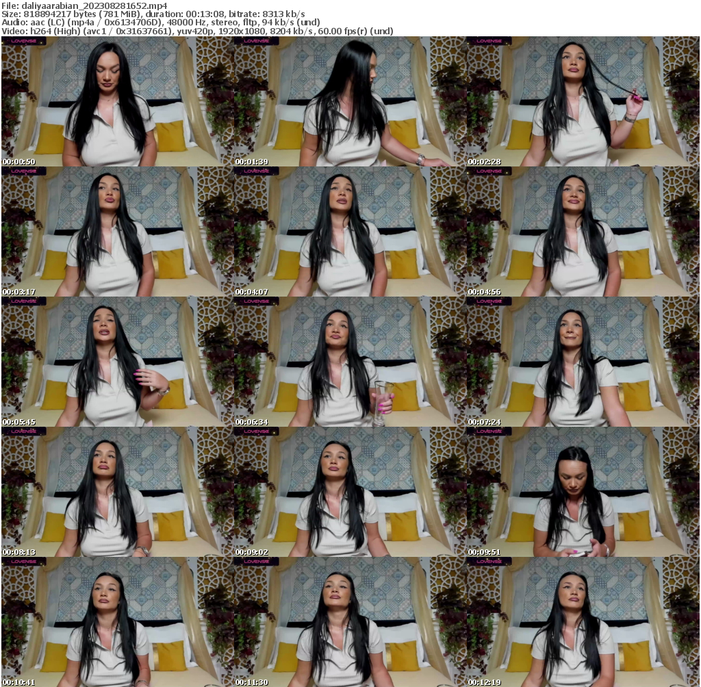 Preview thumb from daliyaarabian on 2023-08-28 @ bongacams