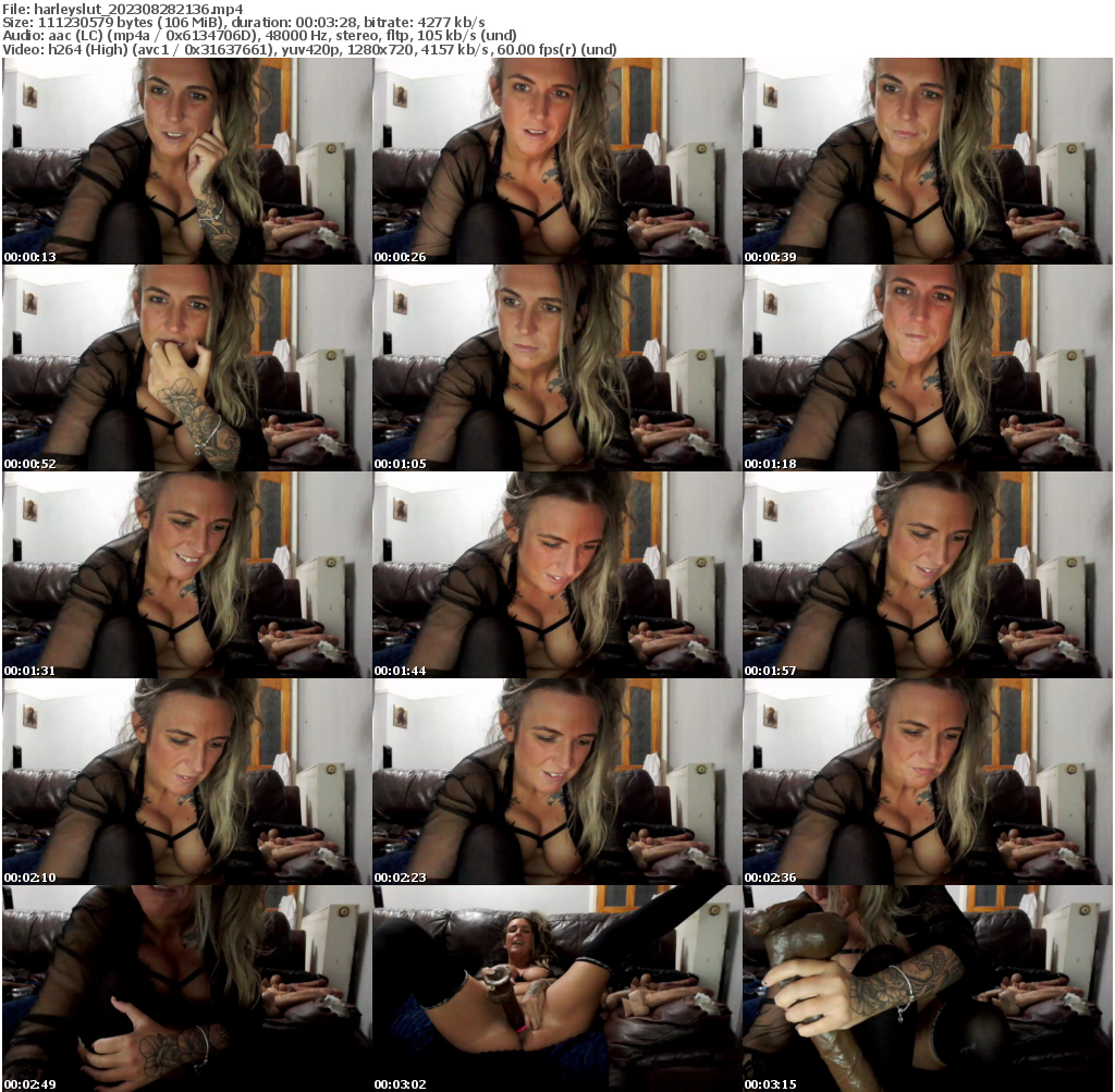 Preview thumb from harleyslut on 2023-08-28 @ bongacams