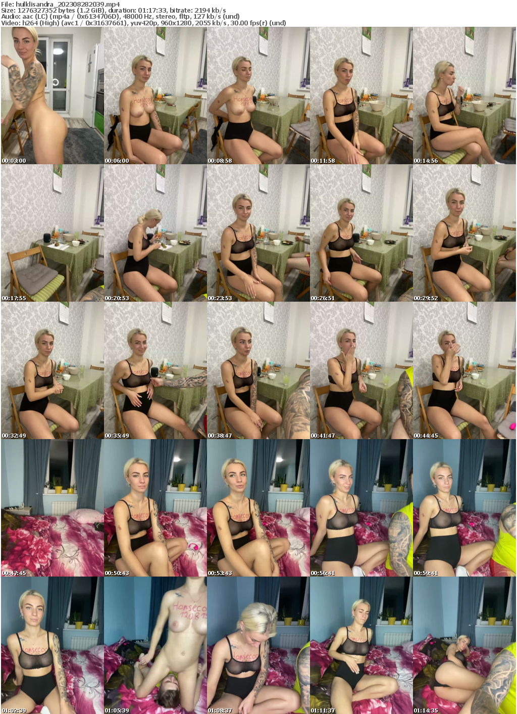 Preview thumb from hulklisandra on 2023-08-28 @ bongacams