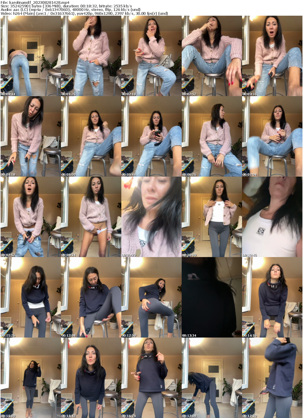 Preview thumb from karolinamilf on 2023-08-28 @ bongacams