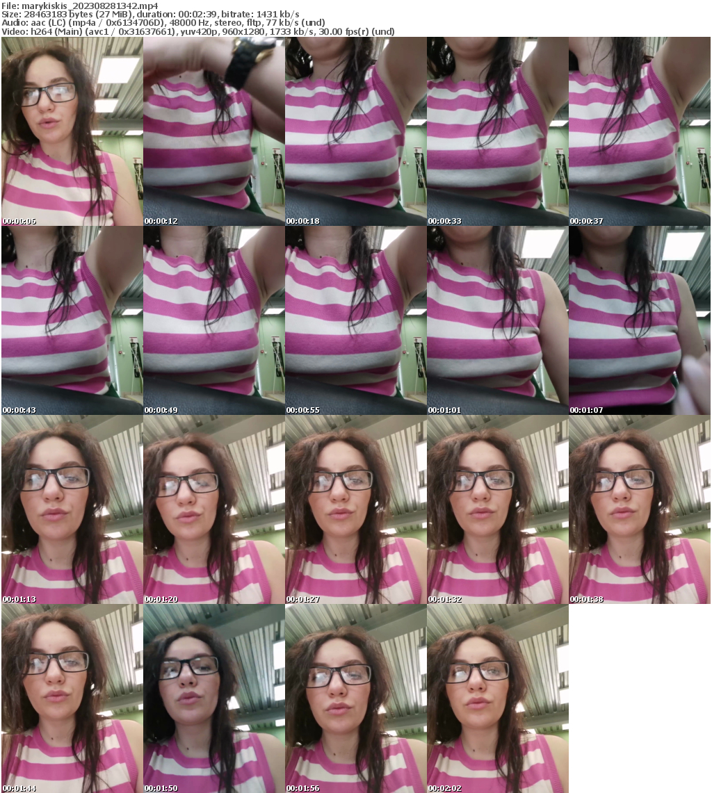 Preview thumb from marykiskis on 2023-08-28 @ bongacams