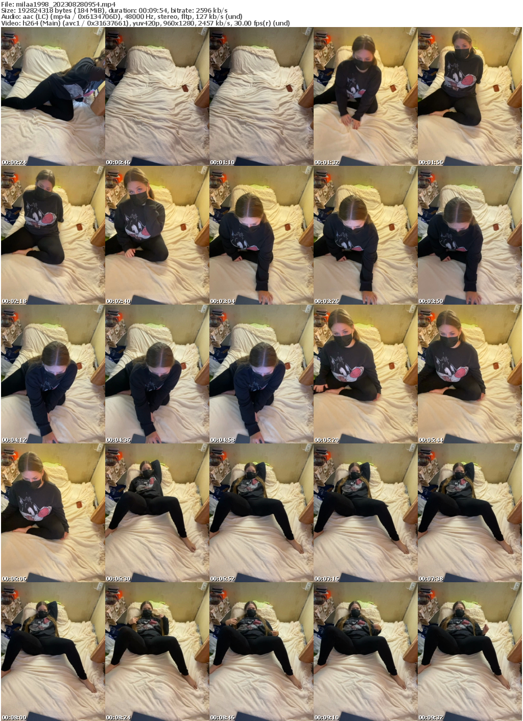 Preview thumb from milaa1998 on 2023-08-28 @ bongacams