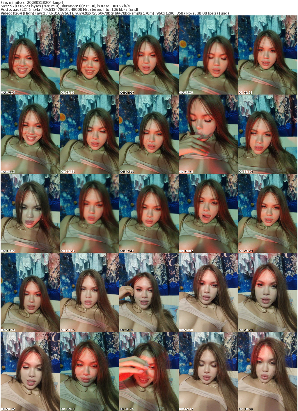 Preview thumb from mimifors on 2023-08-28 @ bongacams