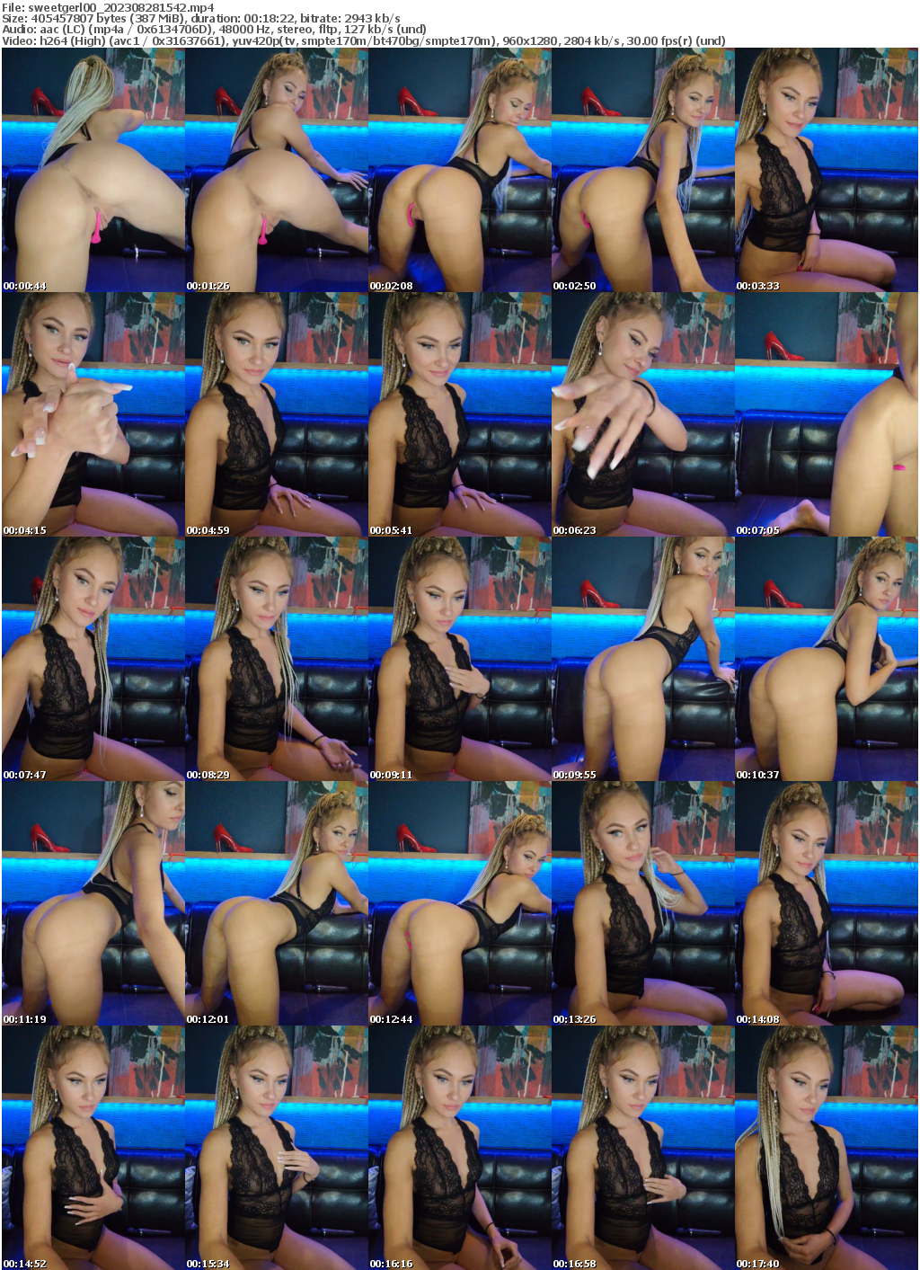 Preview thumb from sweetgerl00 on 2023-08-28 @ bongacams