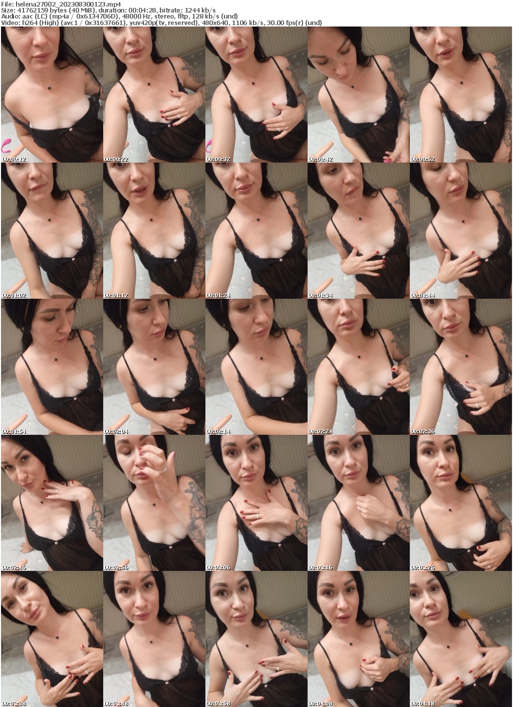 Preview thumb from helena27002 on 2023-08-30 @ bongacams