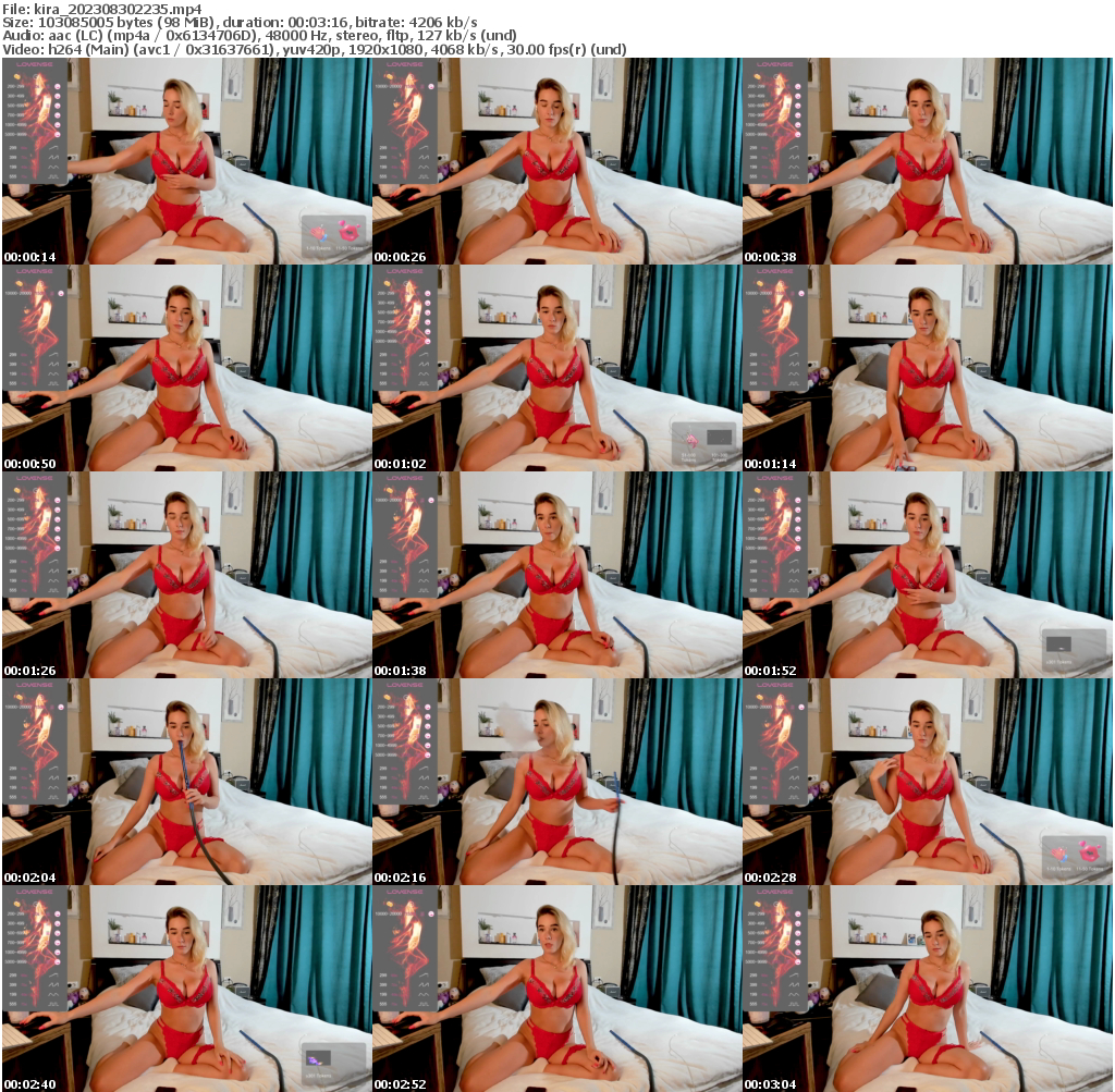 Preview thumb from kira on 2023-08-30 @ bongacams