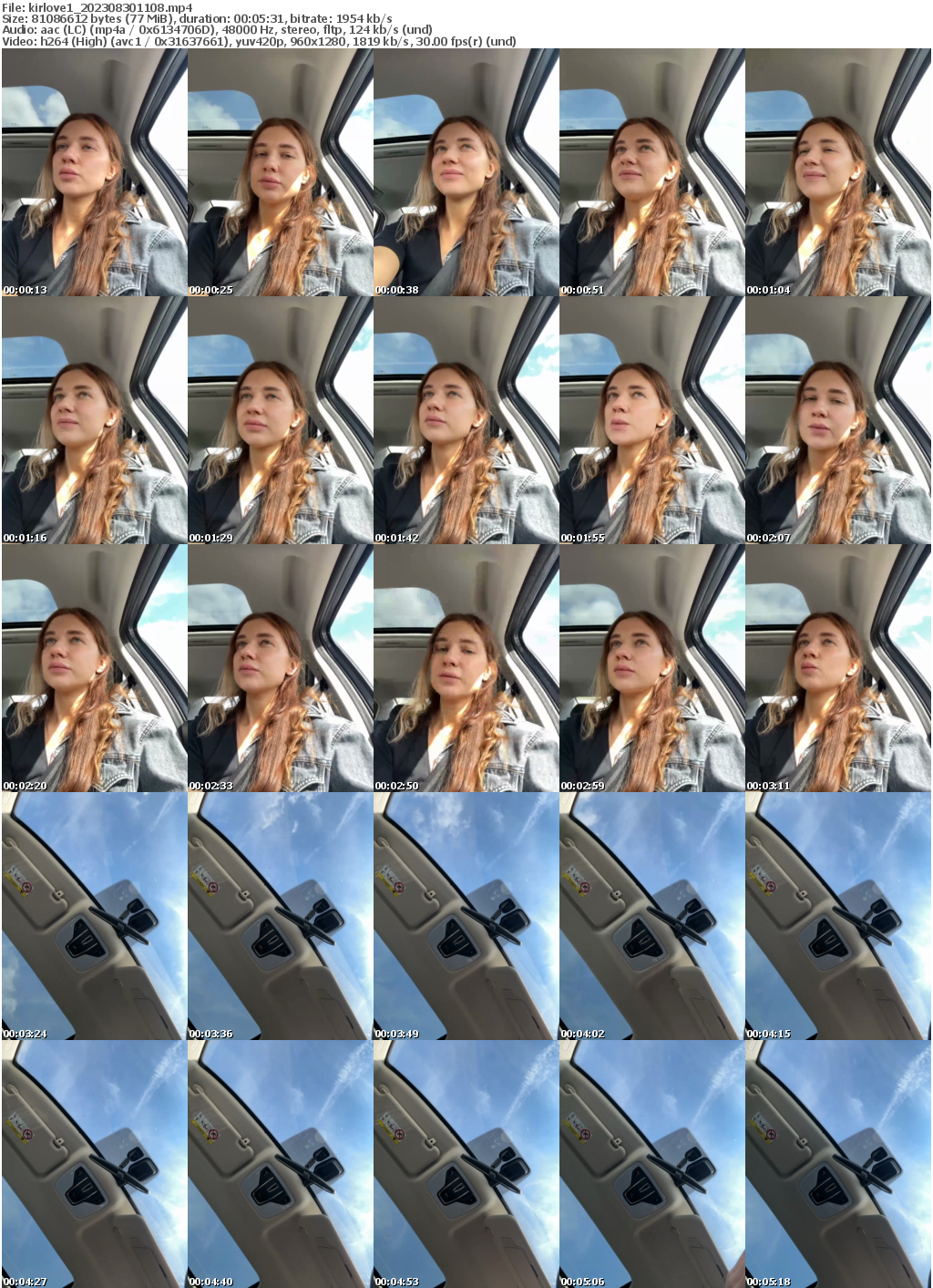 Preview thumb from kirlove1 on 2023-08-30 @ bongacams