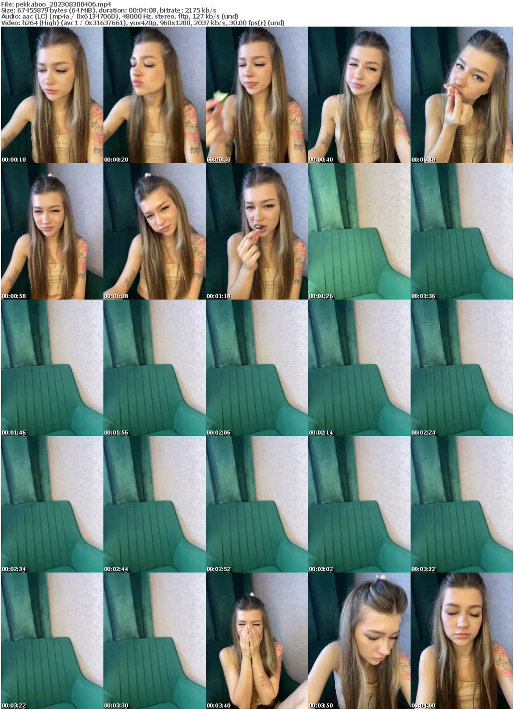 Preview thumb from pekkaboo on 2023-08-30 @ bongacams