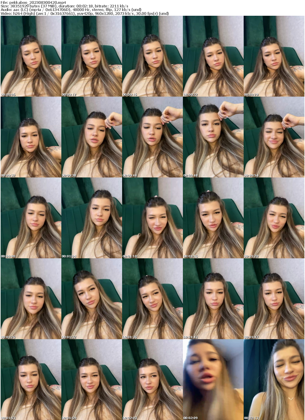 Preview thumb from pekkaboo on 2023-08-30 @ bongacams