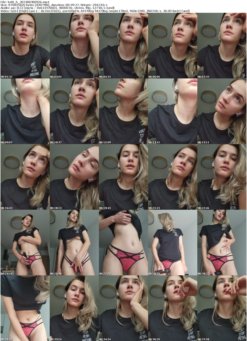 Preview thumb from tutti_h on 2023-08-30 @ bongacams