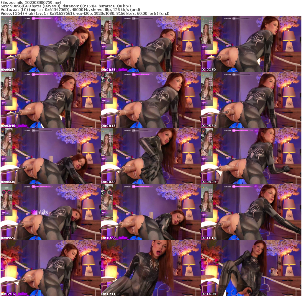 Preview thumb from zoemils on 2023-08-30 @ bongacams