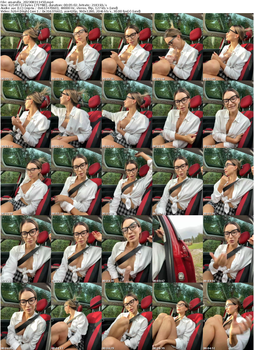 Preview thumb from amarulla on 2023-08-31 @ bongacams