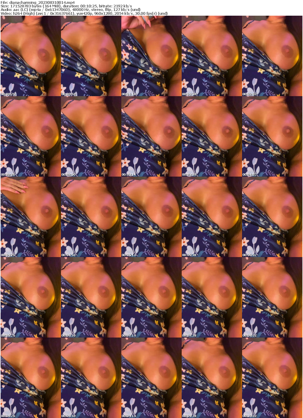 Preview thumb from dianacharming on 2023-08-31 @ bongacams