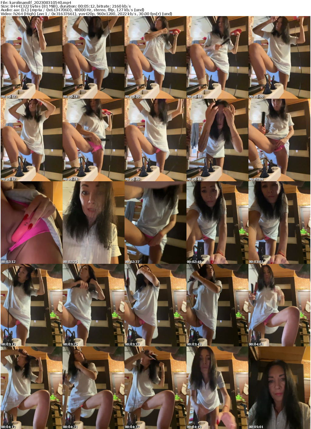 Preview thumb from karolinamilf on 2023-08-31 @ bongacams