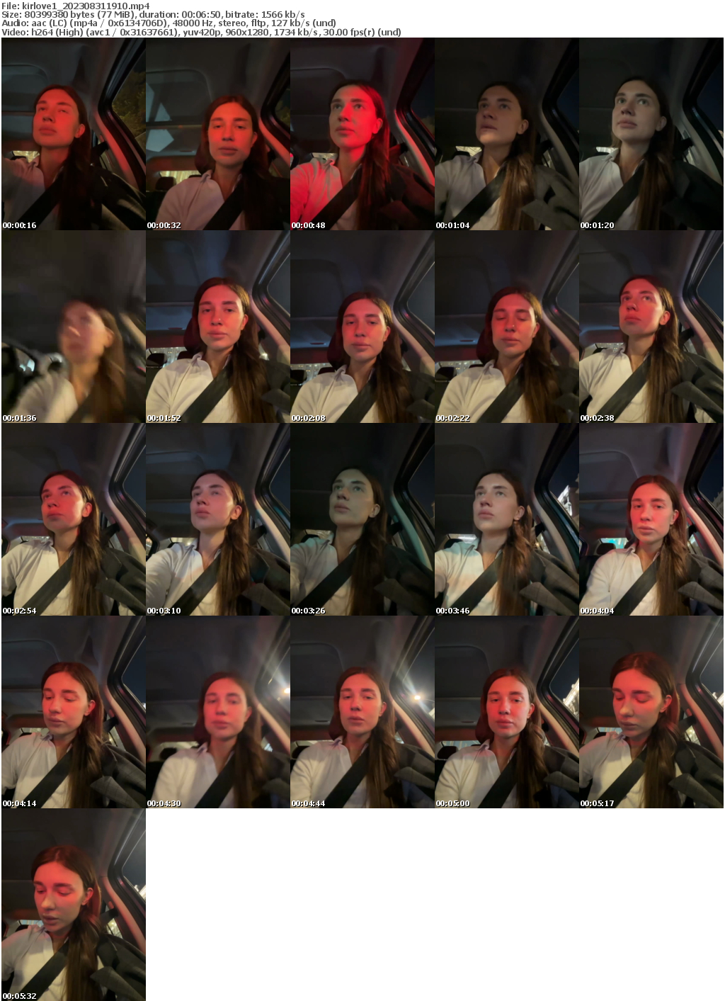 Preview thumb from kirlove1 on 2023-08-31 @ bongacams