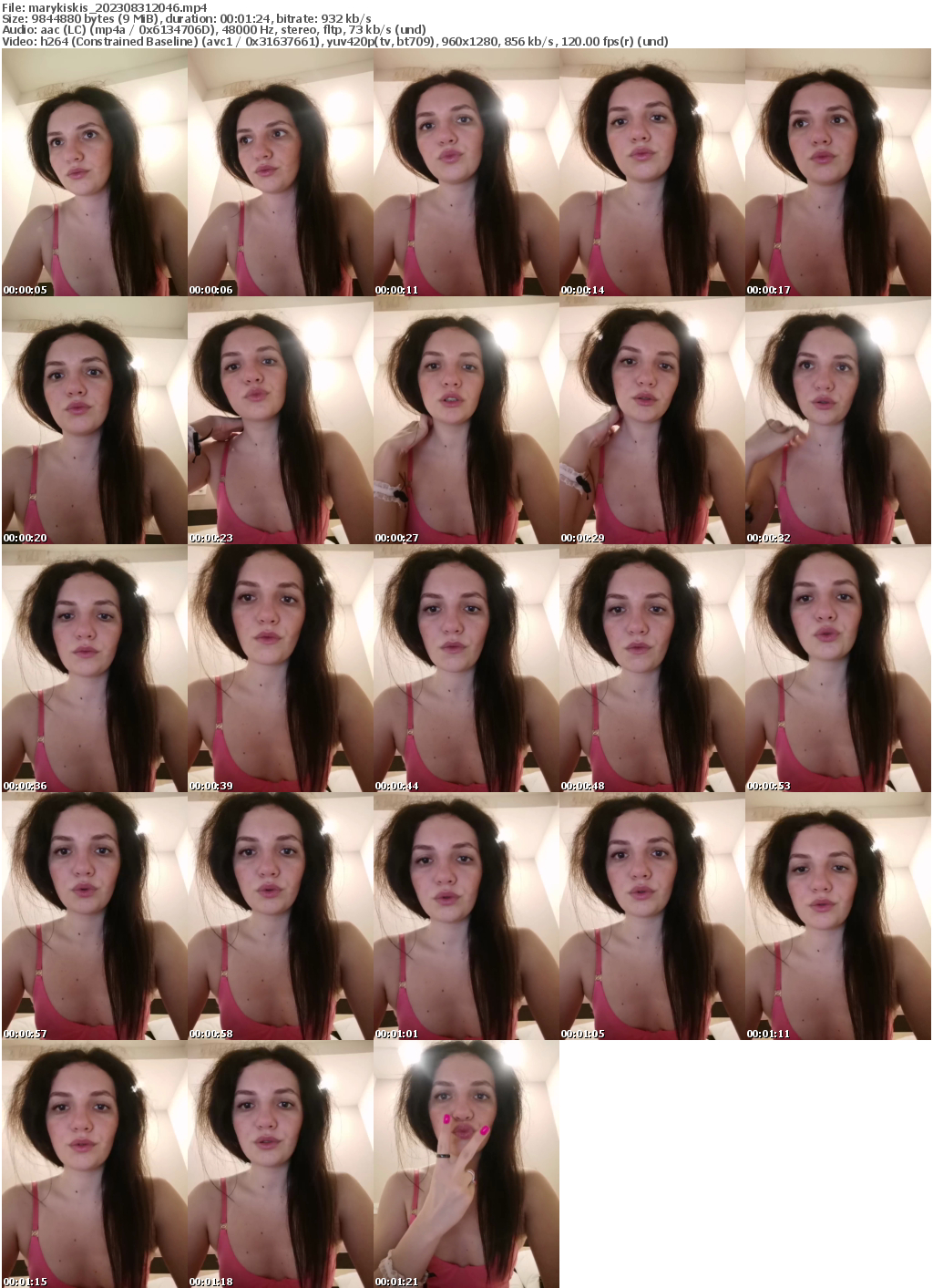 Preview thumb from marykiskis on 2023-08-31 @ bongacams