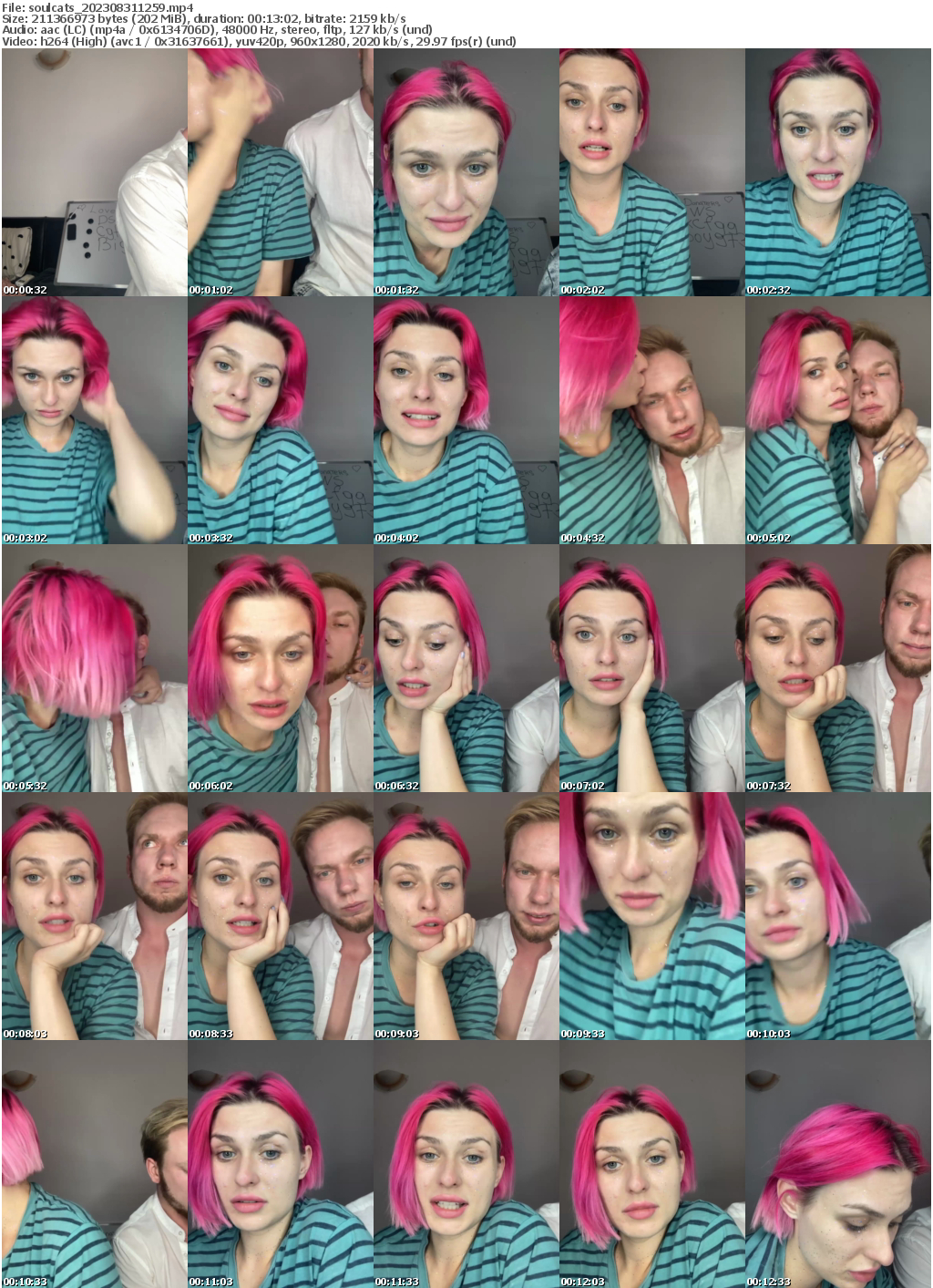 Preview thumb from soulcats on 2023-08-31 @ bongacams