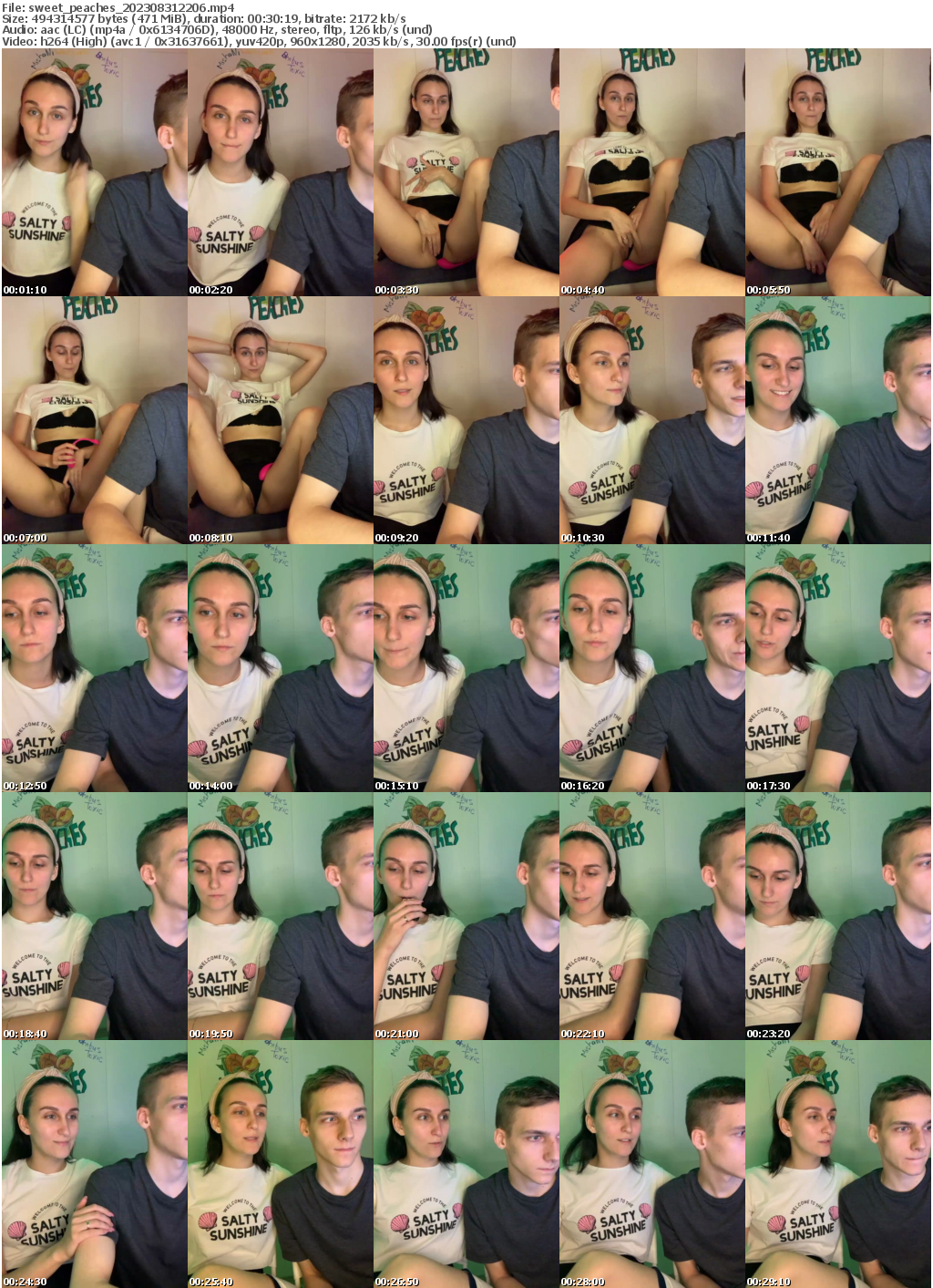 Preview thumb from sweet_peaches on 2023-08-31 @ bongacams