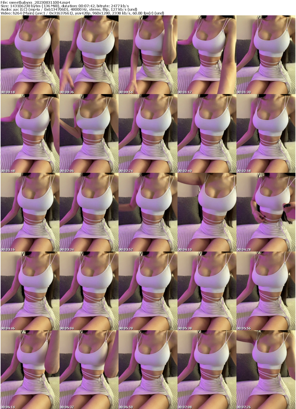 Preview thumb from sweetbabyxs on 2023-08-31 @ bongacams