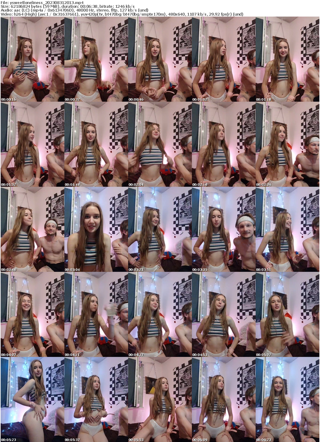 Preview thumb from ysweetloneliness on 2023-08-31 @ bongacams