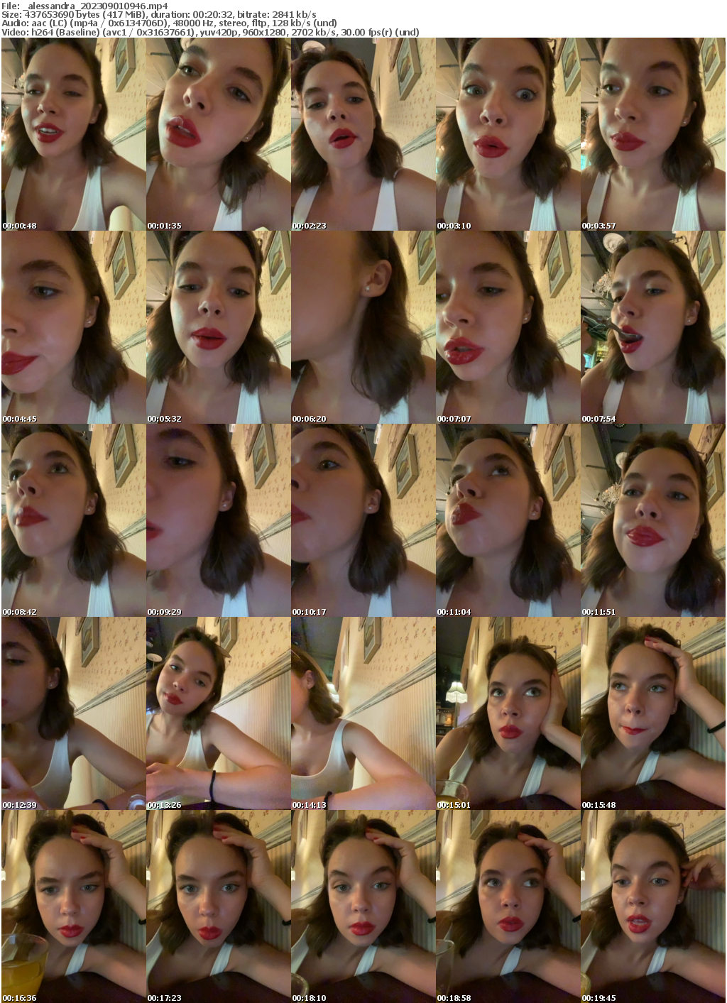 Preview thumb from _alessandra on 2023-09-01 @ bongacams