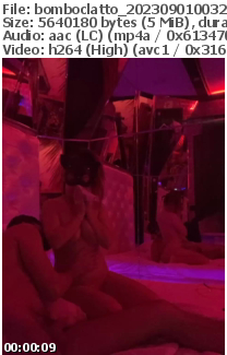 Preview thumb from bomboclatto on 2023-09-01 @ bongacams