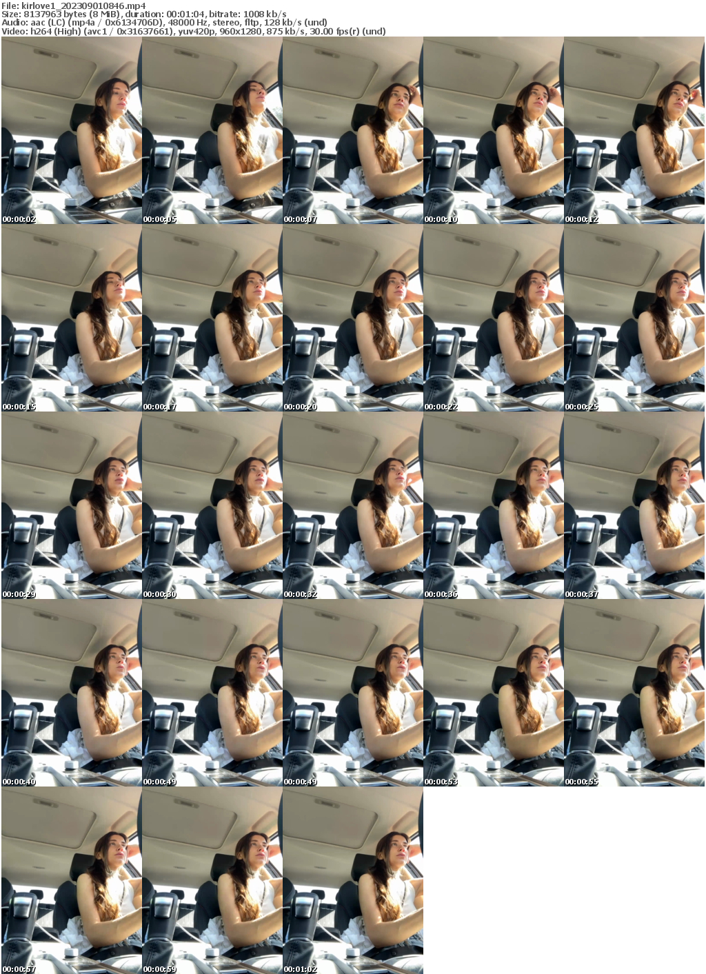 Preview thumb from kirlove1 on 2023-09-01 @ bongacams