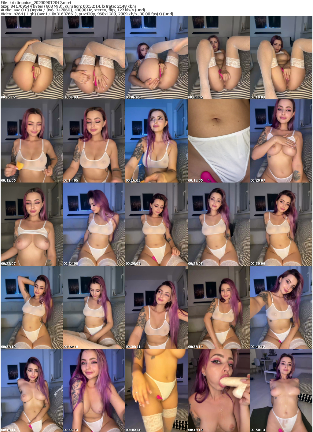 Preview thumb from kristinanice on 2023-09-01 @ bongacams