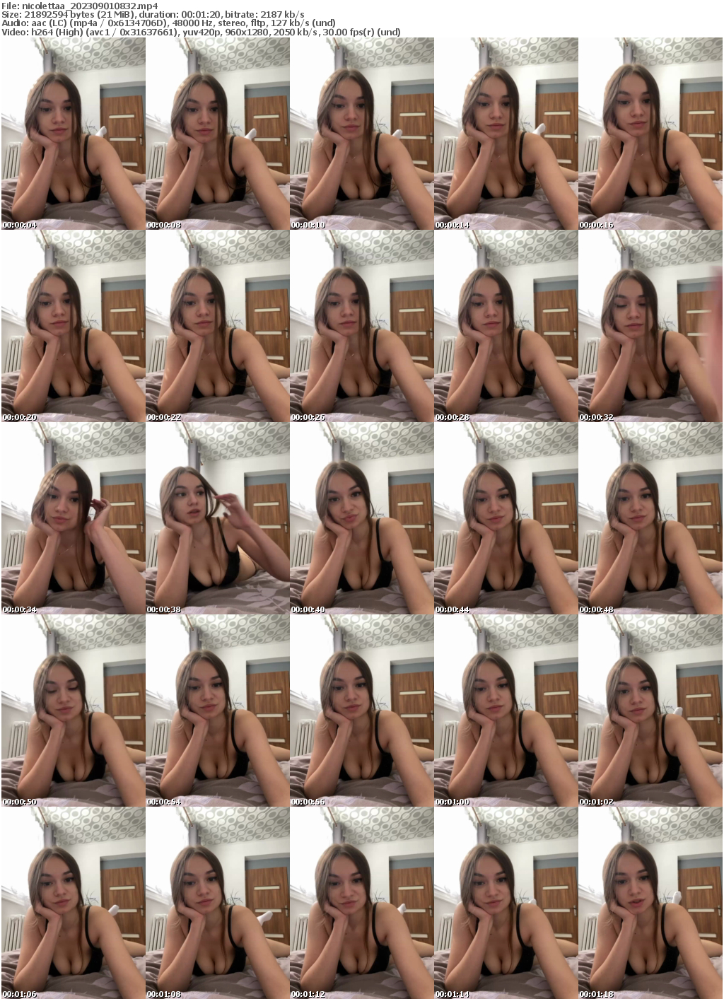 Preview thumb from nicolettaa on 2023-09-01 @ bongacams