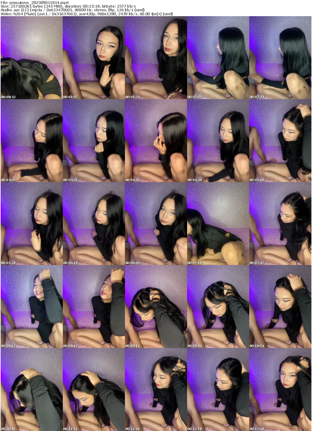 Preview thumb from possumiss on 2023-09-01 @ bongacams