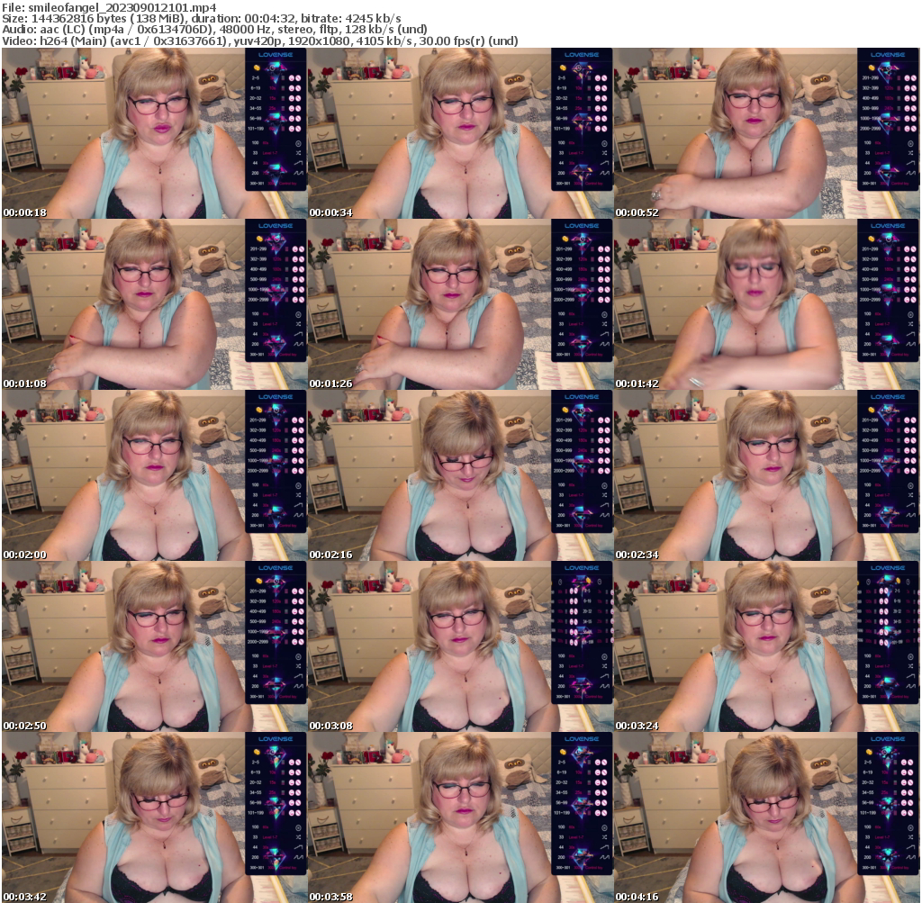 Preview thumb from smileofangel on 2023-09-01 @ bongacams