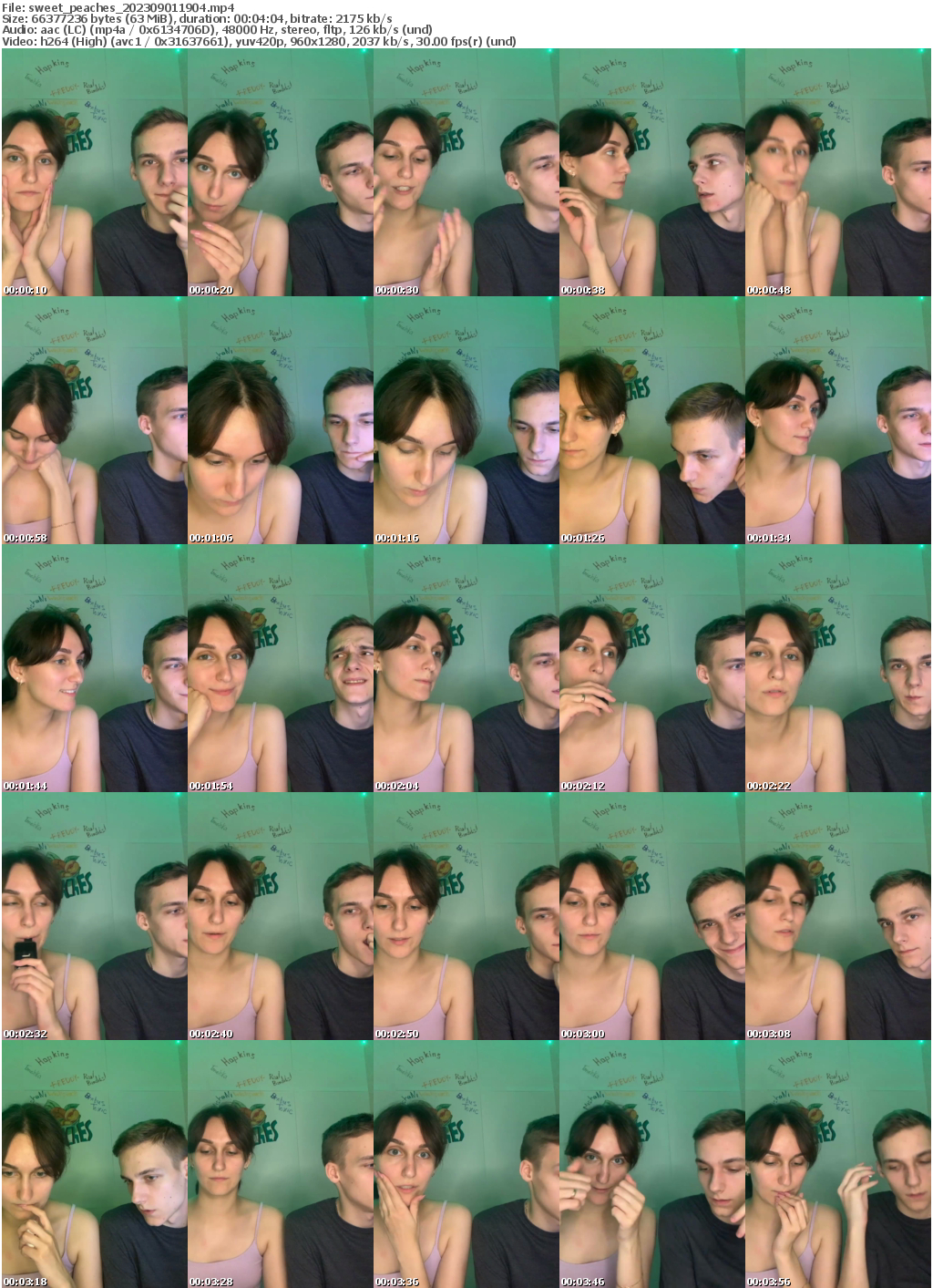 Preview thumb from sweet_peaches on 2023-09-01 @ bongacams