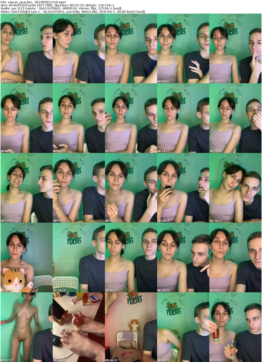 Preview thumb from sweet_peaches on 2023-09-01 @ bongacams