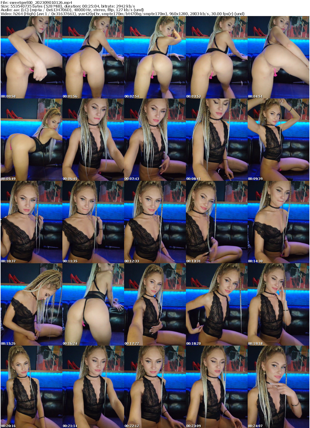 Preview thumb from sweetgerl00 on 2023-09-01 @ bongacams