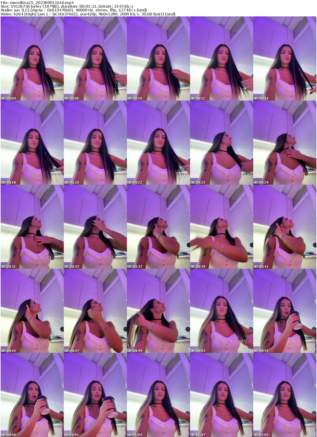 Preview thumb from sweetkira25 on 2023-09-01 @ bongacams