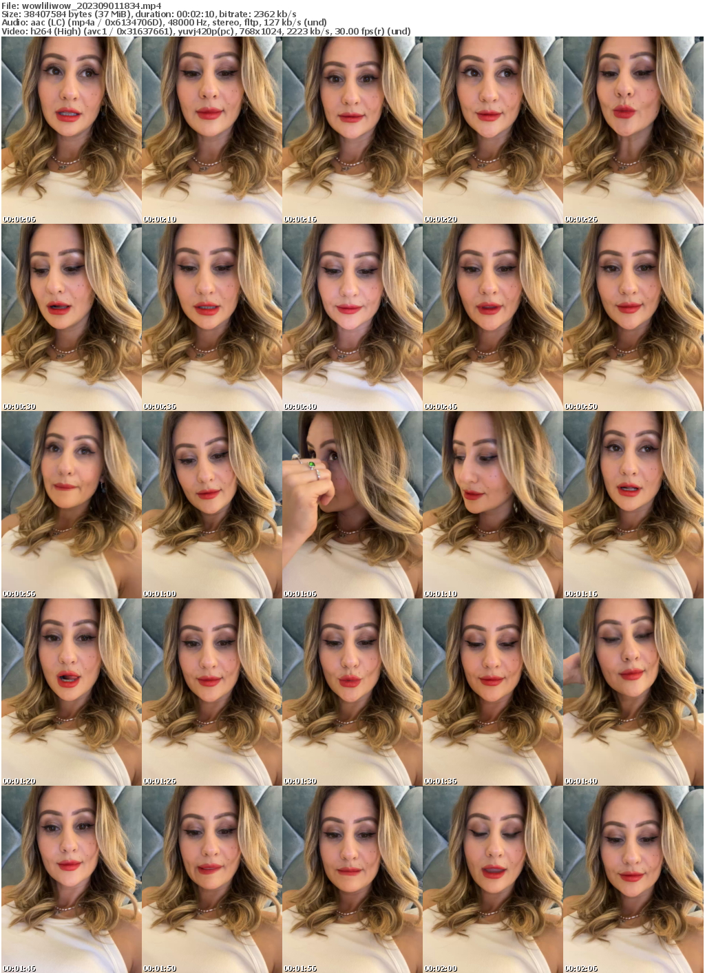 Preview thumb from wowliliwow on 2023-09-01 @ bongacams