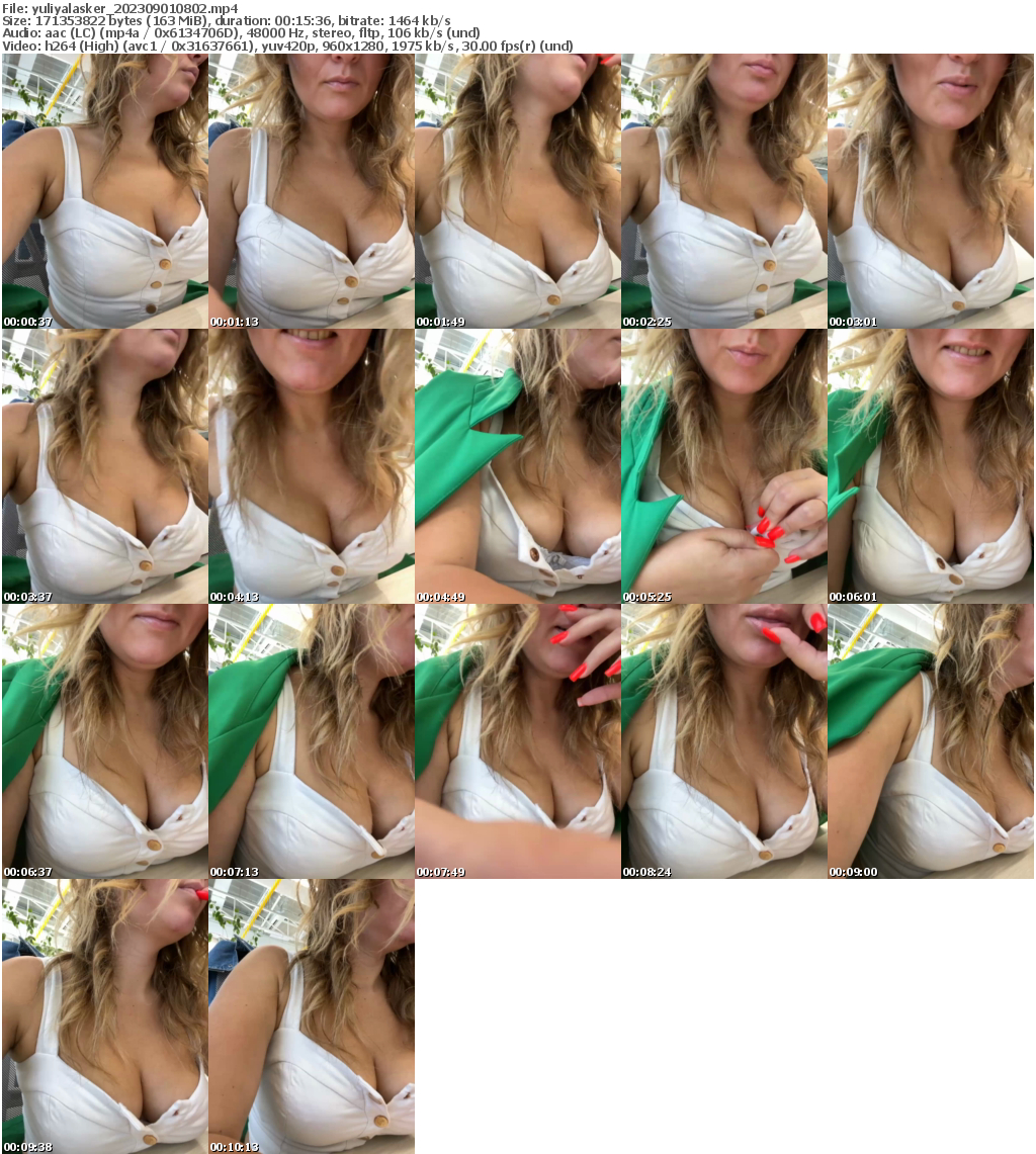 Preview thumb from yuliyalasker on 2023-09-01 @ bongacams