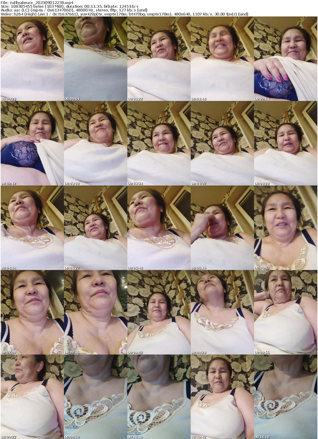 Preview thumb from zulfiyabruce on 2023-09-01 @ bongacams