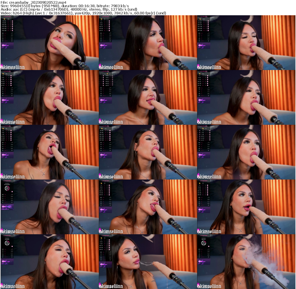 Preview thumb from creambaby on 2023-09-02 @ bongacams