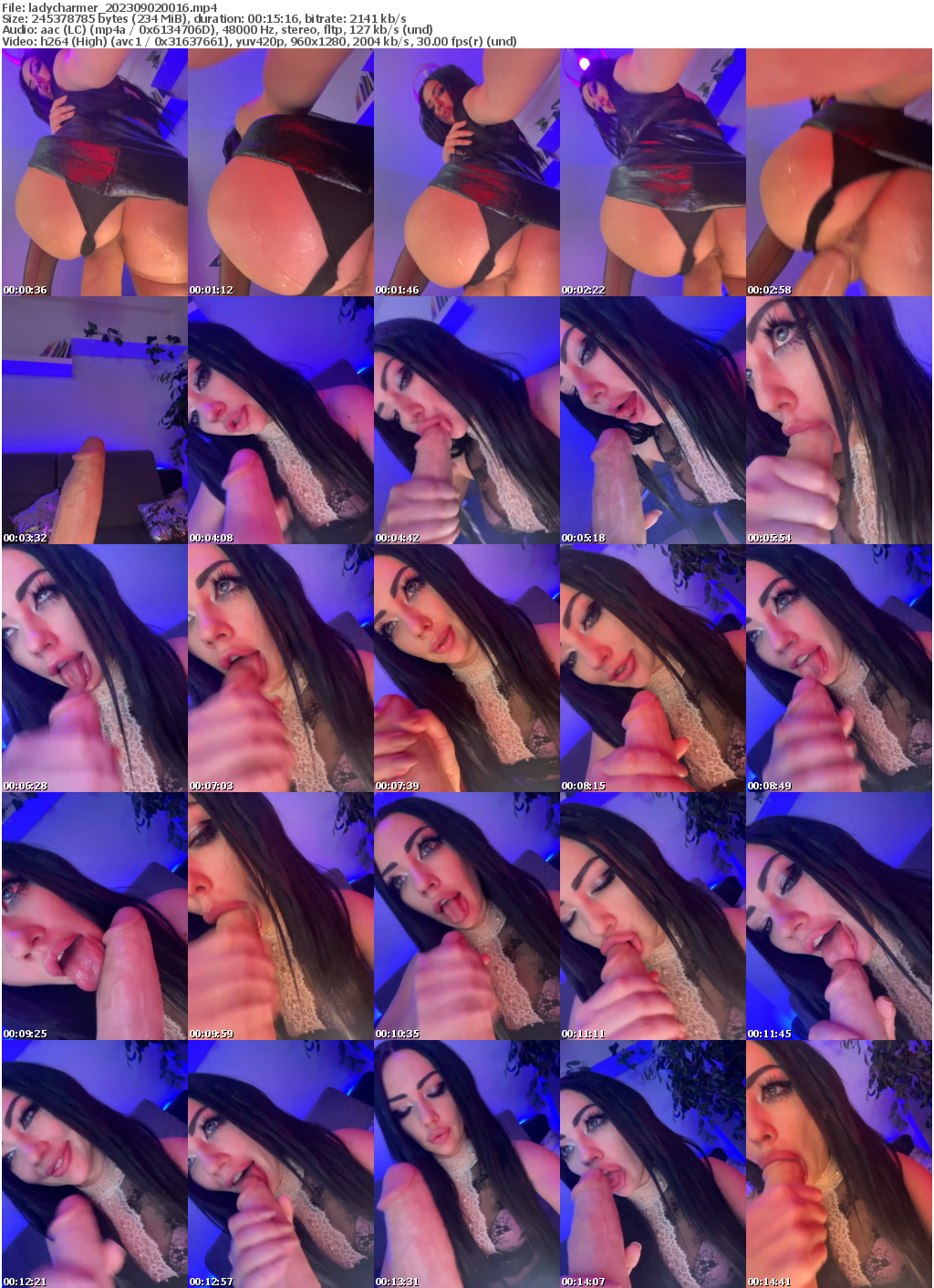 Preview thumb from ladycharmer on 2023-09-02 @ bongacams