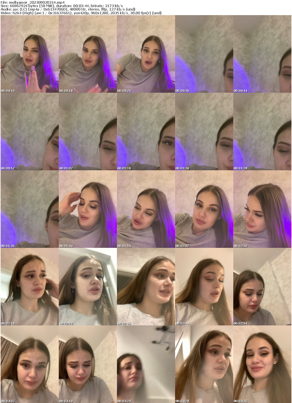 Preview thumb from mollyamor on 2023-09-02 @ bongacams