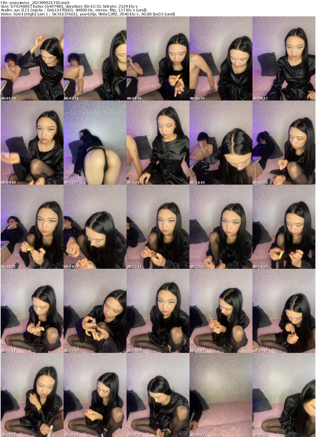 Preview thumb from possumiss on 2023-09-02 @ bongacams