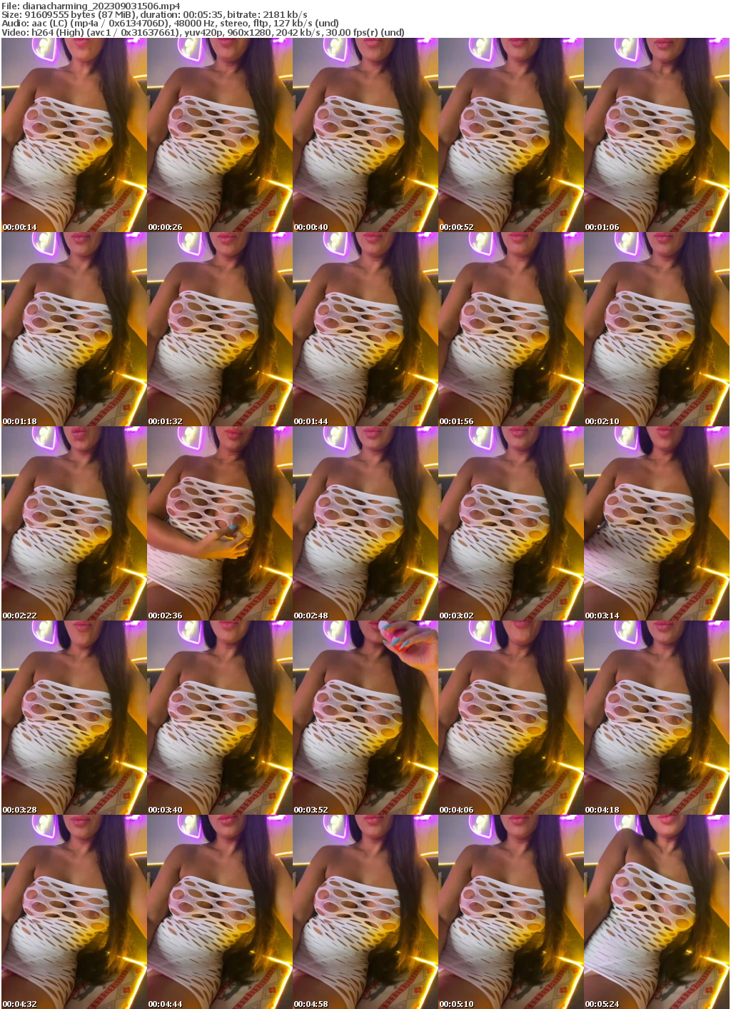 Preview thumb from dianacharming on 2023-09-03 @ bongacams